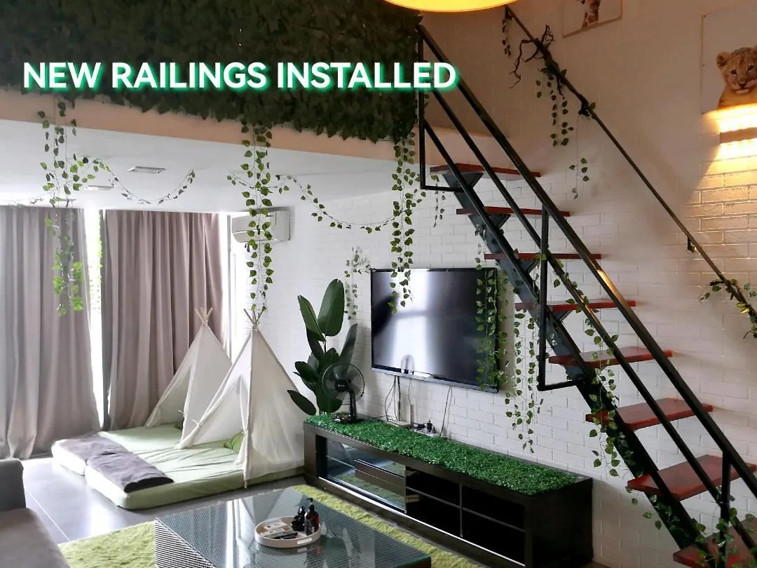Appartamento Jungle Loft For 6-7Pax Near Ikea, Kidzania And 1U Petaling Jaya