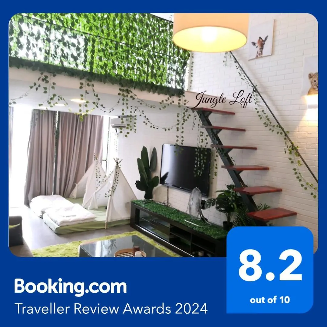 Jungle Loft For 6-7Pax Near Ikea, Kidzania And 1U Apartment Petaling Jaya