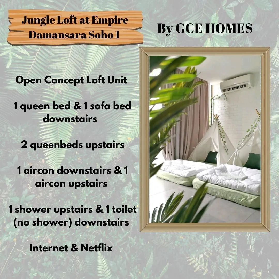 Jungle Loft For 6-7Pax Near Ikea, Kidzania And 1U Apartment Petaling Jaya